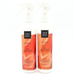 SGX NYC Blaze Heat Protection Primer Spray 2 Pack 7.2 fl oz Each Spray Bottle